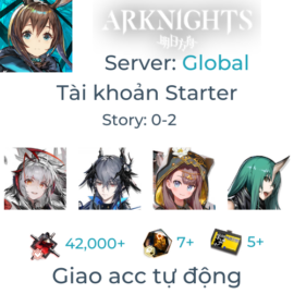[#1574] [Global] [Starter] Arknights 7 - Wis'adel & Logos & Pepe & Hoshiguma