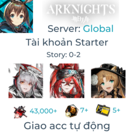 [#1575] [Global] [Starter] Arknights 7 - Wis'adel & Narantuya & Swire