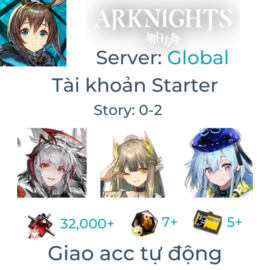 [#1570] [Global] [Starter] Arknights 7 - Wis'adel & Muelsyse & Mizuki