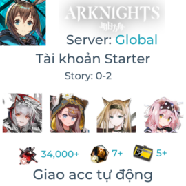[#1561] [Global] [Starter] Arknights 7 - Wis'adel & Pepe & Horn & Goldenglow