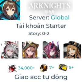 [#1562] [Global] [Starter] Arknights 7 - Wis'adel & Pepe & Ascalon & Swire