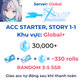 [#162] [Global] [Starter] Blue Archive Global - 330+ Lượt Quay