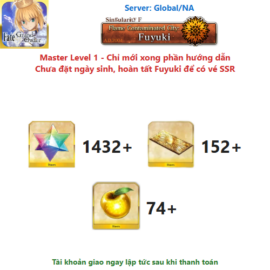 [#1K4SQ490] [NA] [Starter] Tài khoản reroll có sẵn hơn 1432SQ và 152 vé