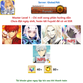 [#AJA161] [NA] [Starter] Muramasa, Mélusine, Vlad III, Arjuna (Alter) NP5