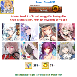 [#AJA201] [NA] [Starter] Orion, Merlin, Castoria, Koyan Light, Florence Nightingale, Arjuna (Alter) NP3, S.Skadi, Oberon