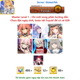 [#CAS300] [NA] [Starter] Tamamo-no-Mae, Merlin, Castoria, Koyan Light, Okita Souji (Alter) NP5, Oberon