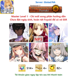 [#CAS314] [NA] [Starter] Arjuna, Ereshkigal NP5, Merlin, Castoria, Koyan Light, Oberon