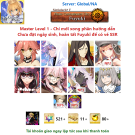 [#CAS348] [NA] [Starter] Tamamo-no-Mae, Merlin, Zhuge Liang, Castoria NP2, Osakabehime, Koyan Light, Arjuna (Alter) NP3, Oberon