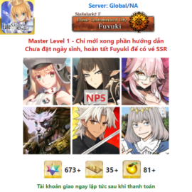 [#CAS362] [NA] [Starter] Castoria, Semiramis NP5, Koyan Light, Xiang Yu, Amakusa Shirou, Oberon