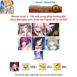 [#CAS364] [NA] [Starter] Castoria, Koyan Light, Xiang Yu, S.Skadi, Sessyoin Kiara (Moon Cancer) NP5, Oberon