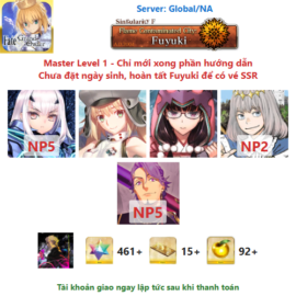 [#CAS372] [NA] [Starter] Mélusine NP5, Castoria, Osakabehime, Oberon NP2