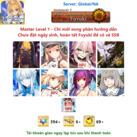 [#CAS376] [NA] [Starter] Vritra, Castoria, Koyan Light NP2, Xiang Yu, Morgan, Altria Caster (Berserker) NP2, S.Skadi, Oberon