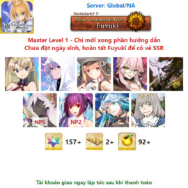 [#CAS380] [NA] [Starter] Bradamante, Merlin, Castoria, Koyan Light, Xiang Yu, Arjuna (Alter) NP5, S.Skadi NP2, Kukulcan, Oberon