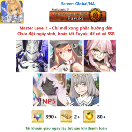 [#CAS381] [NA] [Starter] Minamoto-no-Tametomo, Castoria, Koyan Light, Arjuna (Alter) NP5, Oberon