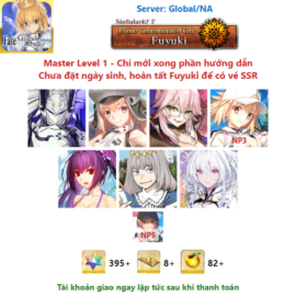 [#CAS396] [NA] [Starter] Minamoto-no-Tametomo, Castoria, Koyan Light, Altria Caster (Berserker) NP3, S.Skadi, Oberon, Lady Avalon