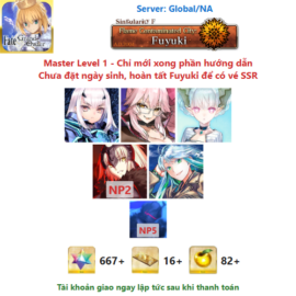 [#JEA215] [NA] [Starter] Mélusine, Koyan Light, Tiamat, Jeanne d'Arc (Alter) NP2, Kukulcan