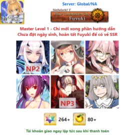 [#JEA224] [NA] [Starter] Mélusine NP2, Castoria, Koyan Light, S.Skadi, Jeanne d'Arc (Alter) NP3, Oberon