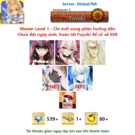 [#MOG402] [NA] [Starter] Osakabehime, Koyan Light, Tezcatlipoca, Arjuna (Alter) NP2, Morgan NP2