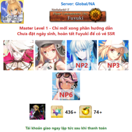 [#MOG461] [NA] [Starter] Karna, Castoria, Morgan NP2, Altria Caster (Berserker) NP3