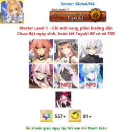 [#MOG464] [NA] [Starter] Tamamo-no-Mae, Castoria, Jack the Ripper, Koyan Light, Arjuna (Alter) NP2, Morgan NP2