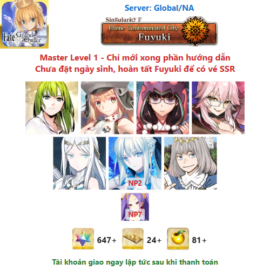 [#MOG477] [NA] [Starter] Enkidu, Castoria, Osakabehime, Koyan Light, Galatea, Morgan NP2, Oberon