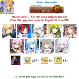 [#MOG487] [NA] [Starter] Altria Pendragon, Beni-Enma NP2, Orion, Enkidu, Castoria, Koyan Light, Morgan NP2, Oberon NP2, Lady Avalon