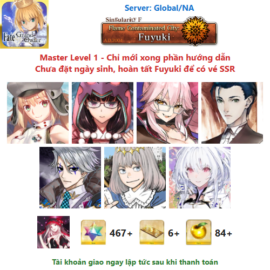 [#MOG510] [NA] [Starter] Castoria, Osakabehime, Koyan Light, Sherlock Holmes, James Moriarty, Oberon, Lady Avalon