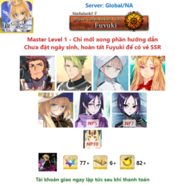 [#SSR568] [NA] [Starter] Napoleon, Achilles, Nemo, Europa, Tonelico, Minamoto-no-Raikou NP5, Raikou/Ushi Gozen NP2