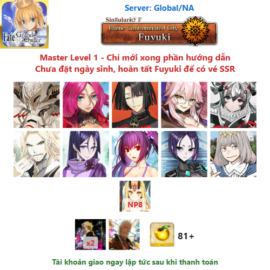 [#SSR571] [NA] [Starter] Mordred, Francis Drake, Taigong Wang, Koyan Light, Kashin Koji, Vlad III, Minamoto-no-Raikou, S.Skadi, Raikou/Ushi Gozen, Oberon
