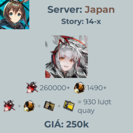 Arknights Japan 3 - Wis'adel và 930+ lượt quay