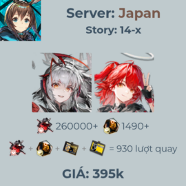 Arknights Japan 8 - Wis'adel, Exu Alter và 930 lượt quay