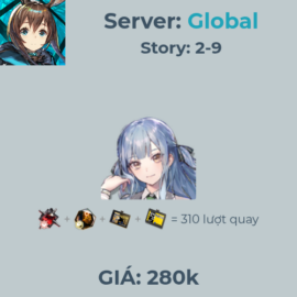 Arknights Global 56 - Togawa Sakiko và 310 lượt quay